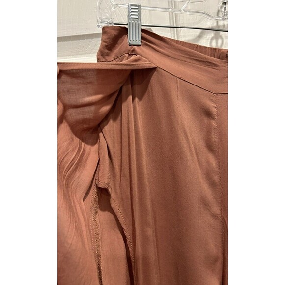 Sundays The Label Womens Brown Split Leg Zip up Pants AU 12 US 8 Medium - Picture 5 of 8